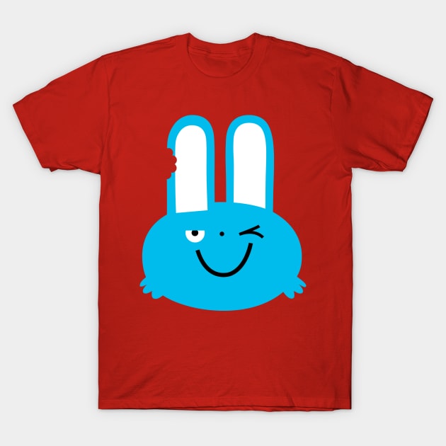 Bitten blue bunny T-Shirt by simonox